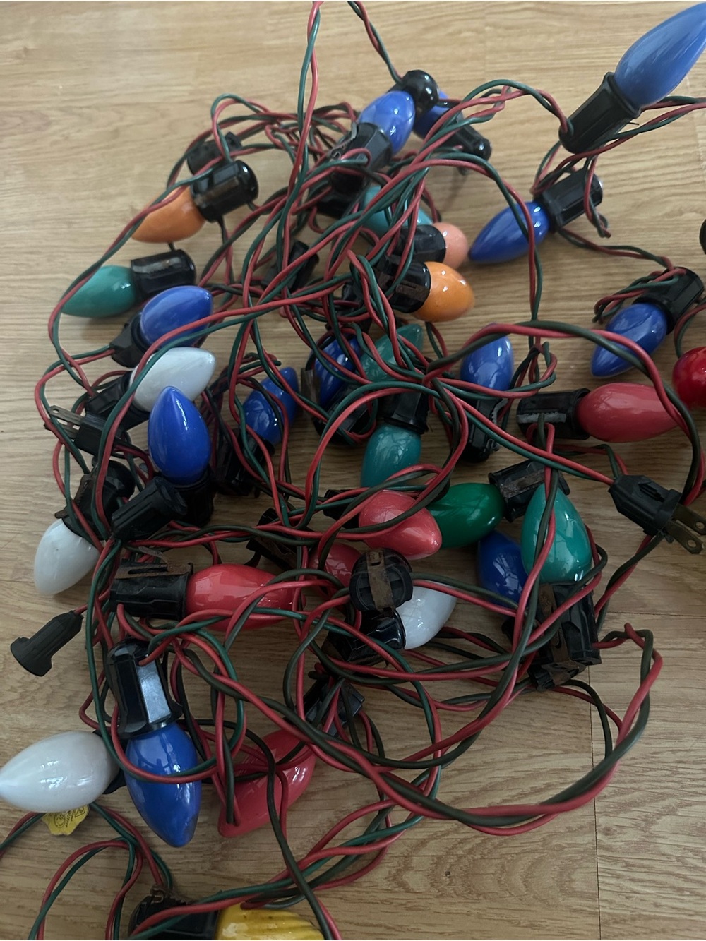 Vintage Multi-Color C9 Christmas Light Strand
